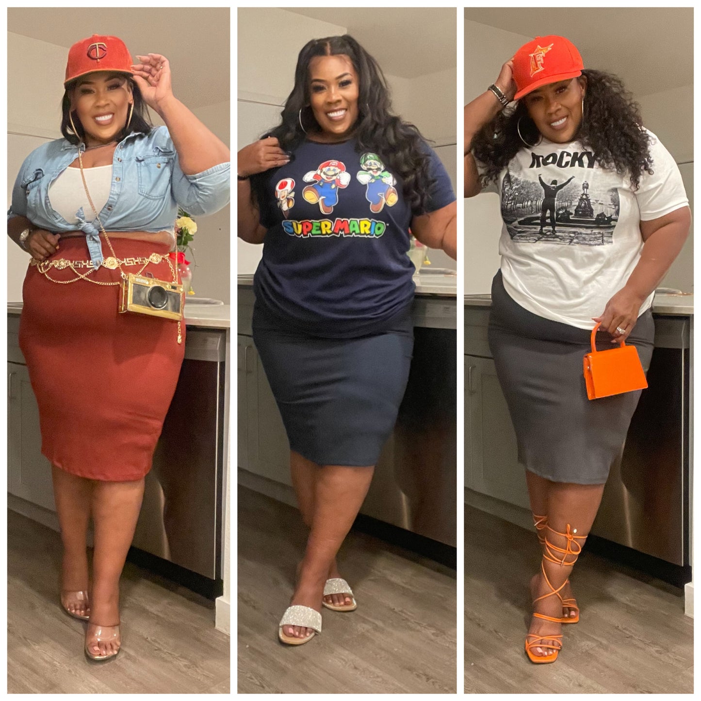 ****RESTOCK*** PLUS SIZE HIGHWAIST PENCIL SKIRTS. (WILL SHIP 8/24)