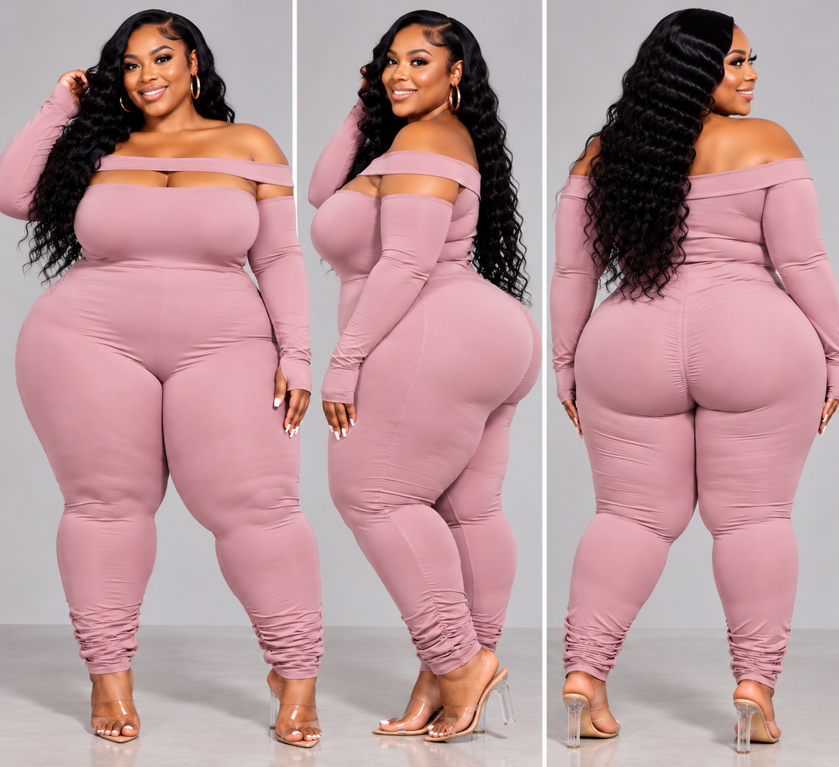 PLUS SIZE "THE MAIN ATTRACTION" JUMPSUIT-MAUVE-13