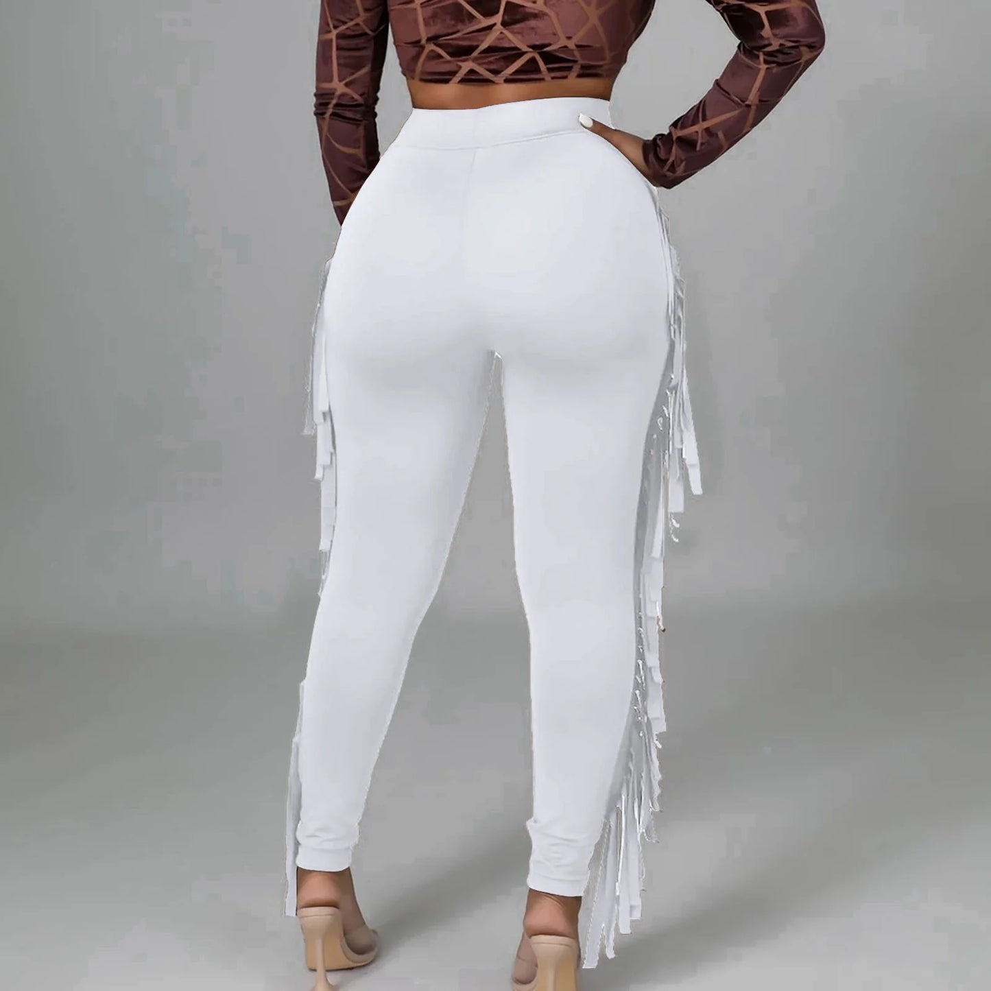 PLUS SIZE FRINGE SIDE LEGGINS-03
