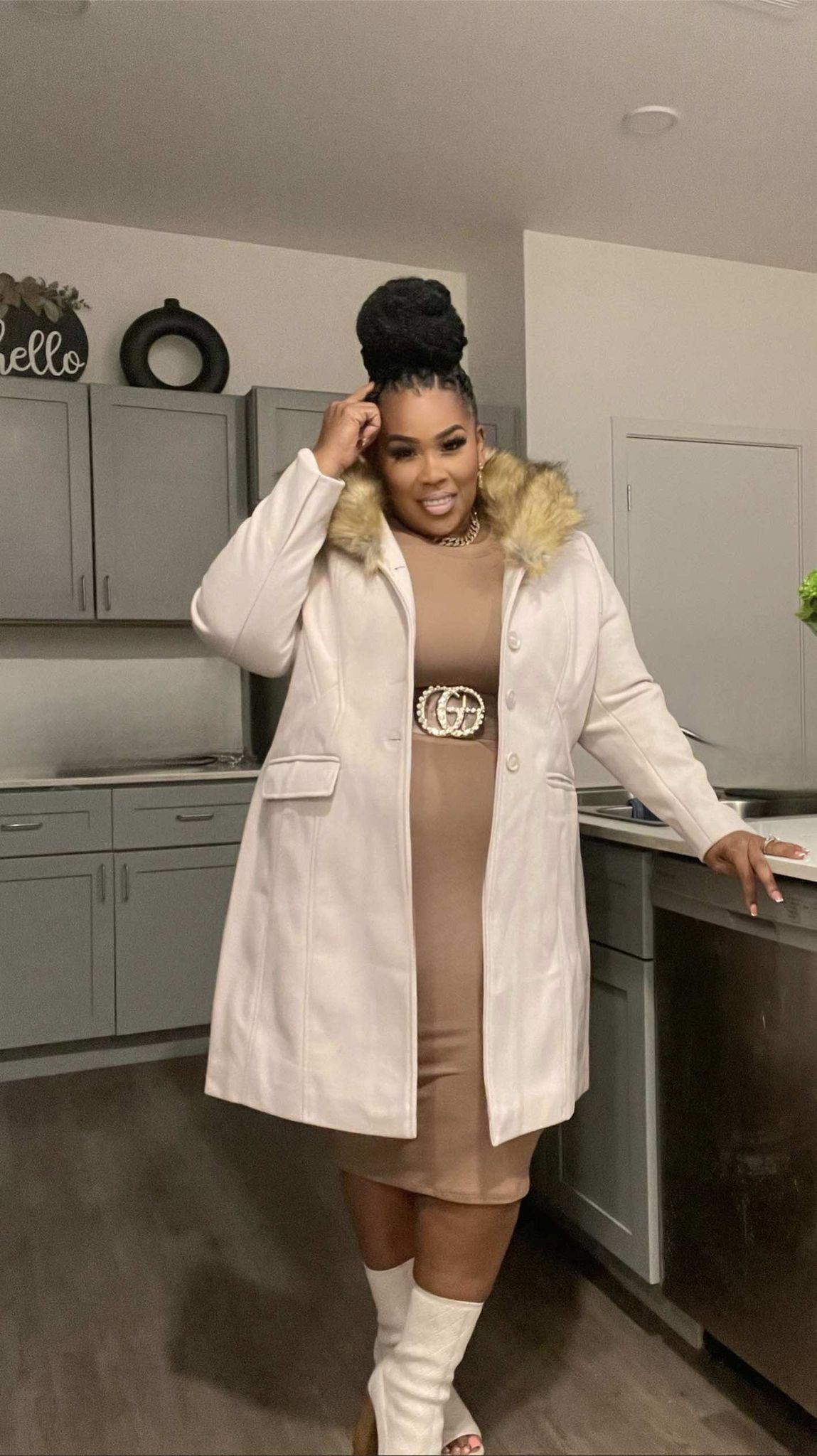 SOME TIME YOU GOTTS POP OUT JACKET W/DETACHABLE COLLAR