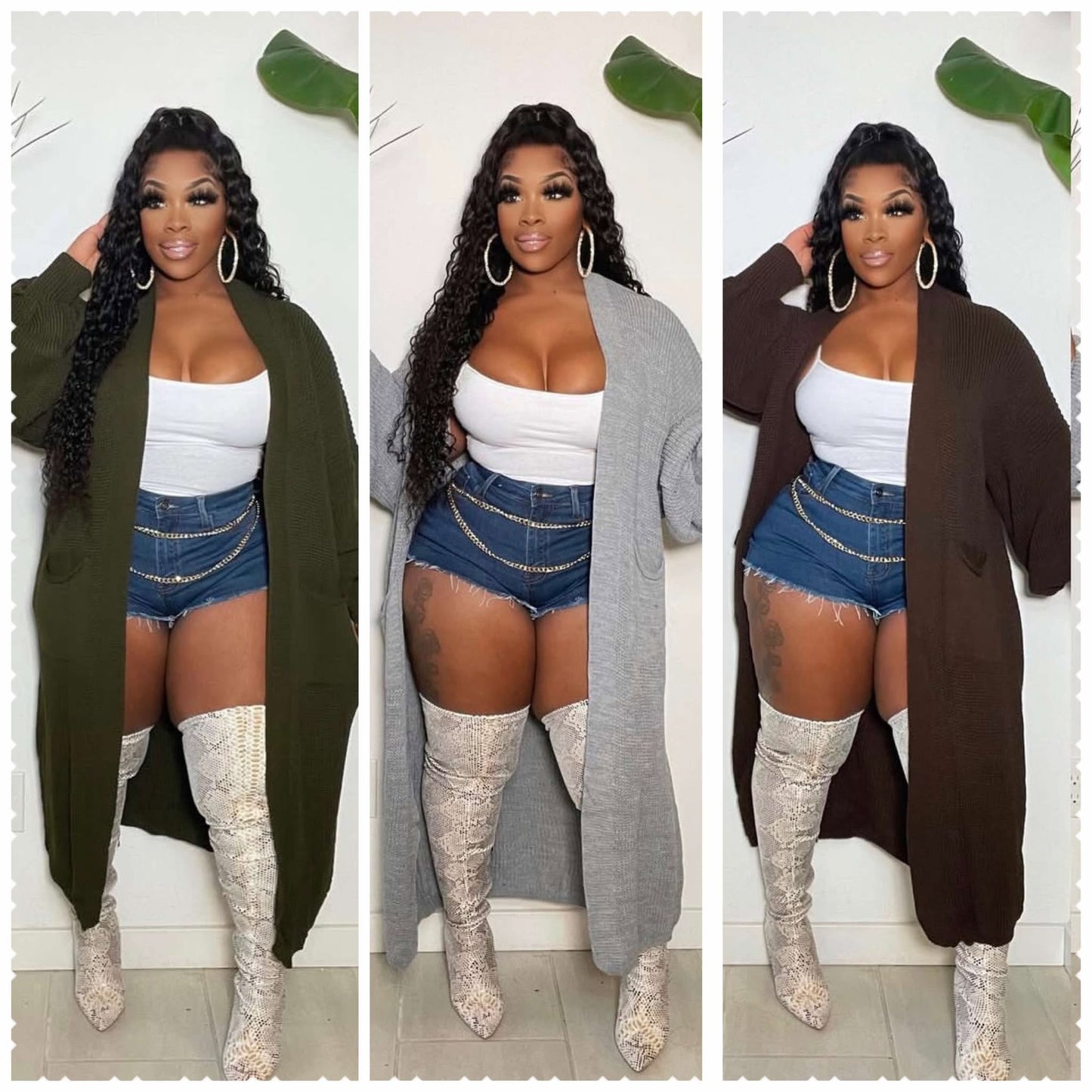 THE JUMBO CARDIGAN-SL03