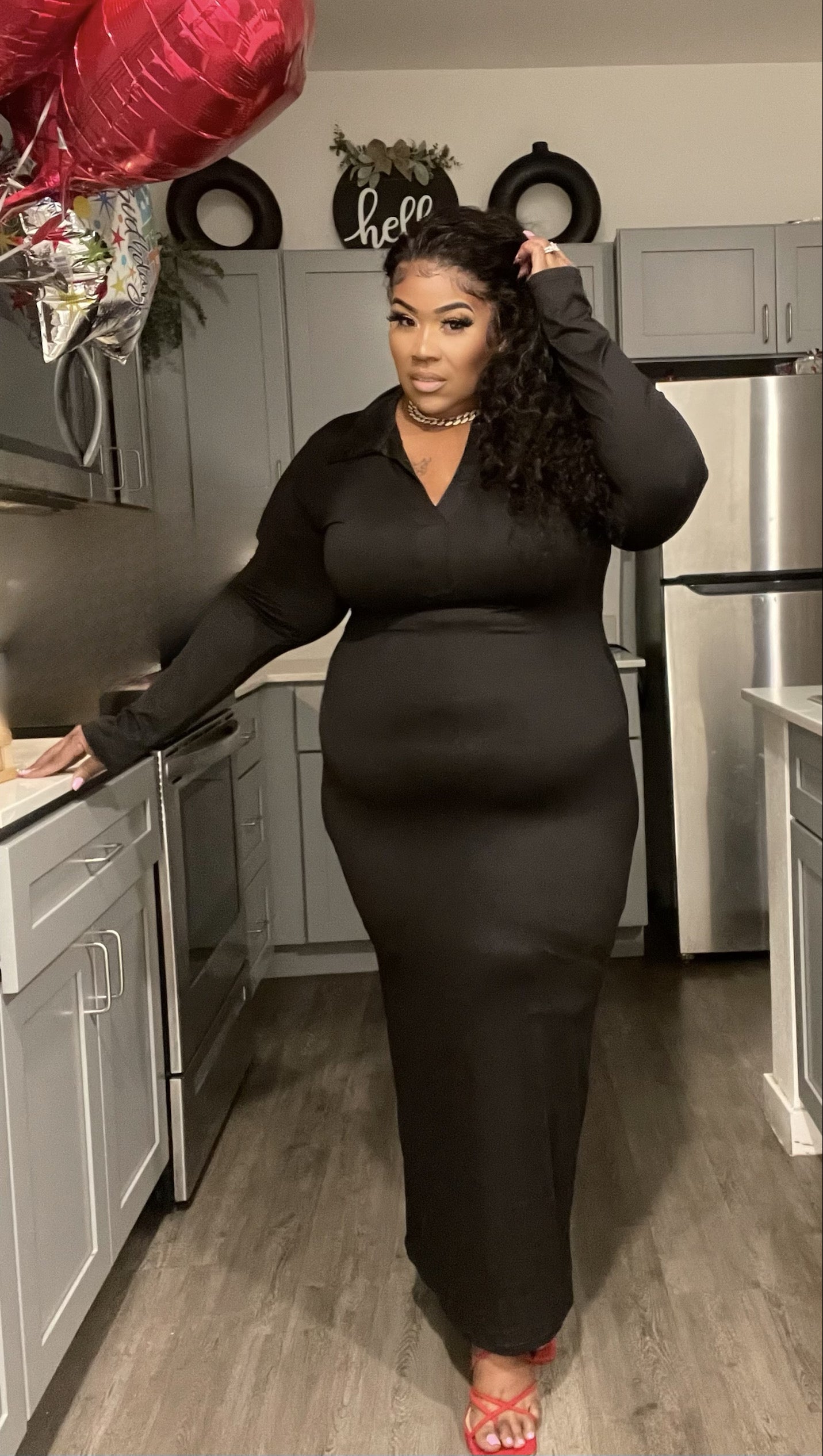 LONG SLEEVE COLLARED MAXI DRESS-09