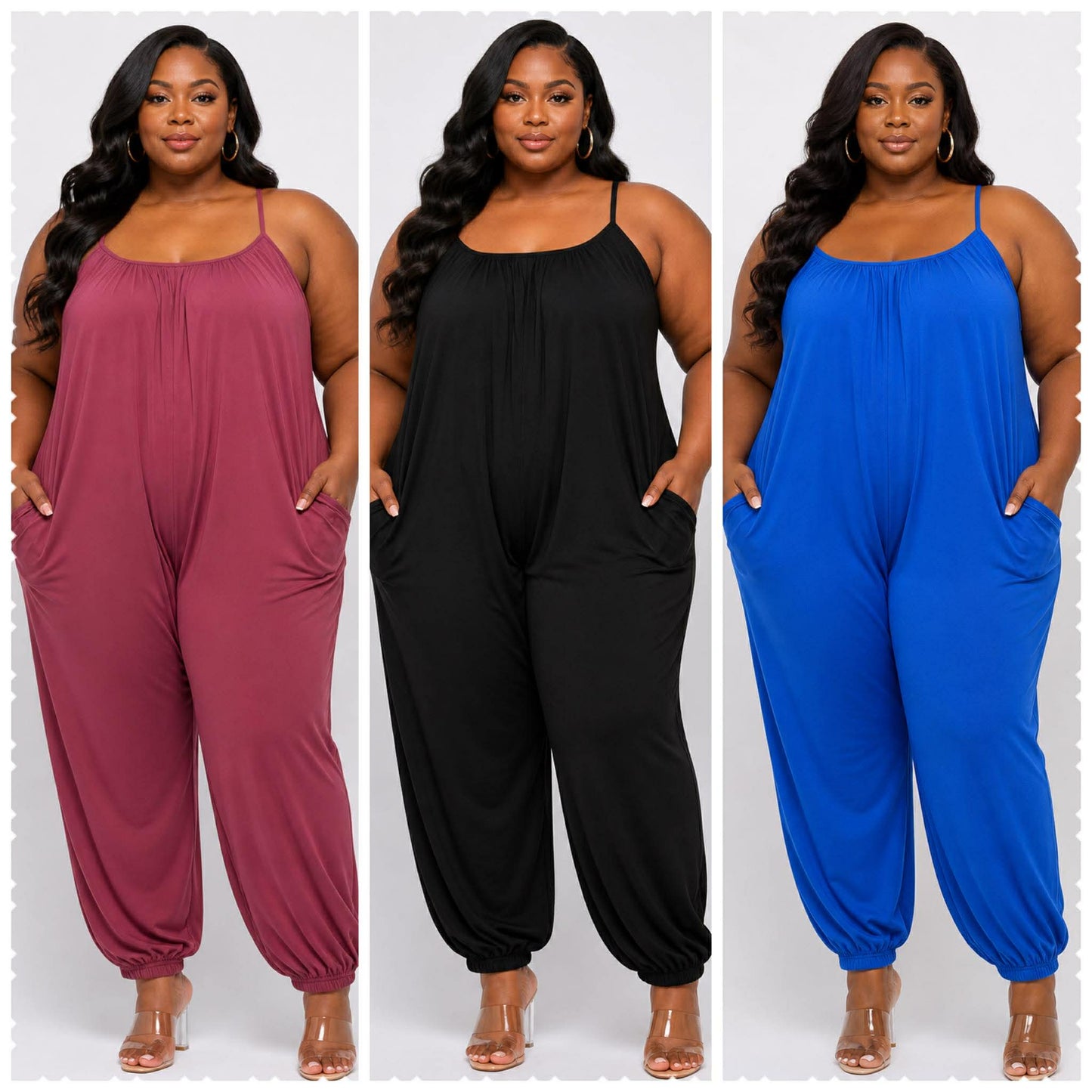 PLUS SIZE "QUICK RUN" JUMPSUIT
