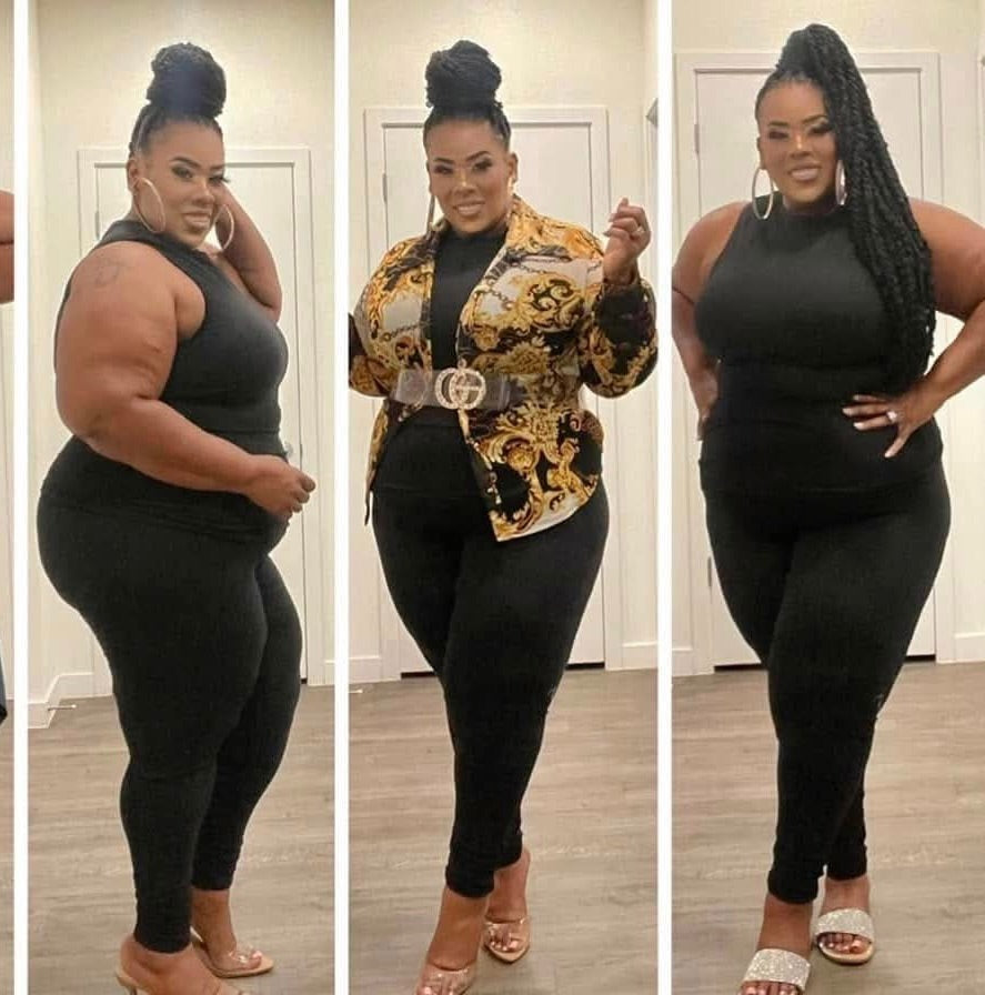 PLUS SIZE SLEEVLESS CATSUIT