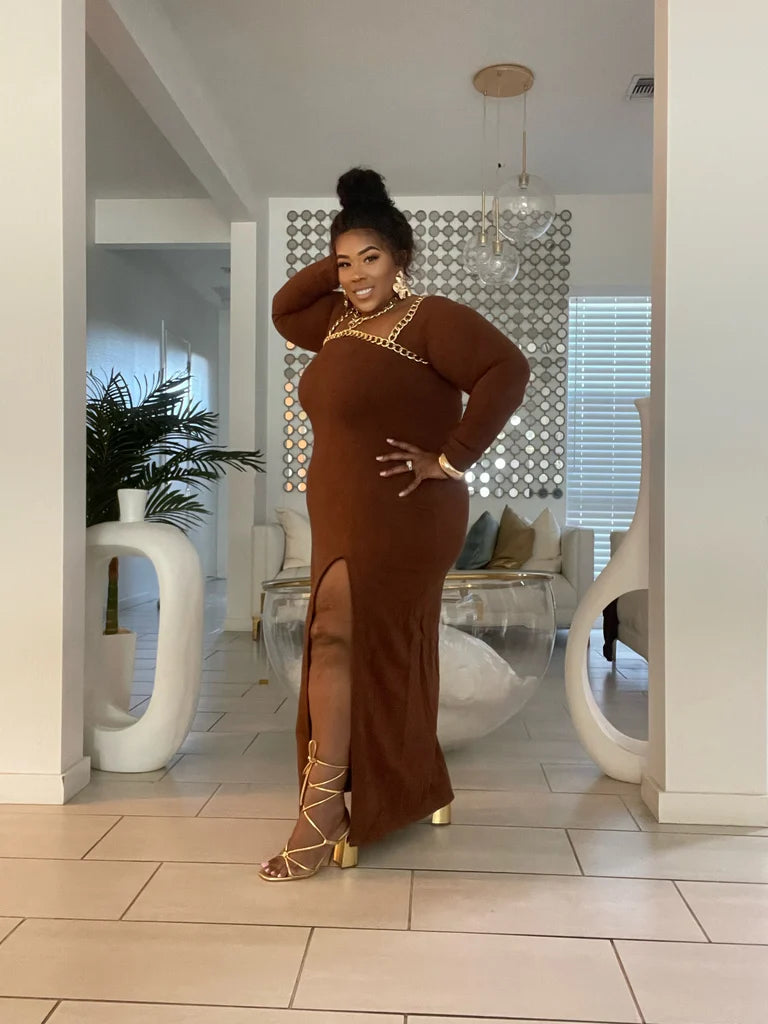 BROWN SUGAR BABY DRESS.