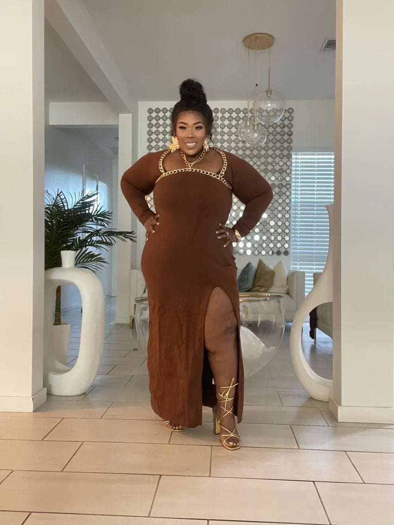 BROWN SUGAR BABY DRESS.