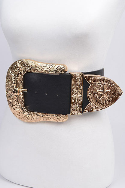 OVERSIZED BIG BUCKLE BELT