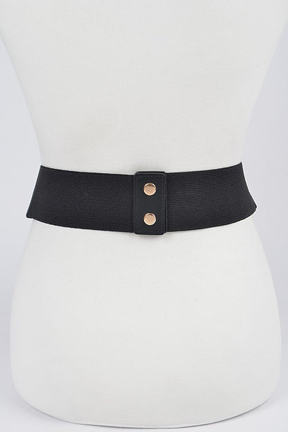 Faux Leather Multi Metal Buckle Plus Size Belt