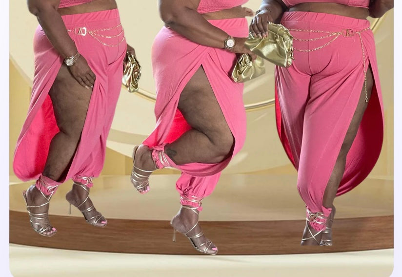 PLUS SPLIT SIDE PANTS*****PANTS ONLY****