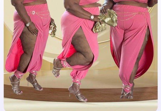 PLUS SPLIT SIDE PANTS*****PANTS ONLY****