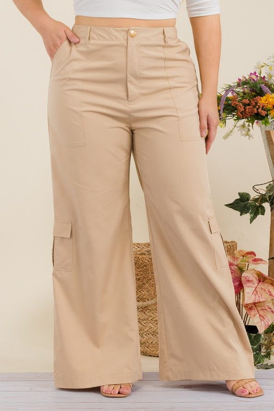PLUS SIZE***NON STRETCH **** CARGO PANTS