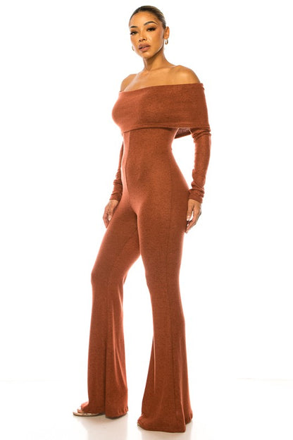 PLUS SIZE OFF SHOULDER BELL LEG JUMPSUIT-05