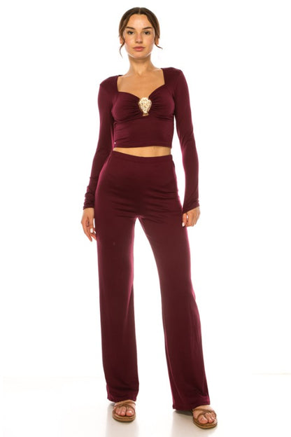 PLUS SIZE "LUCKY CHARM" 2-PIECE SET