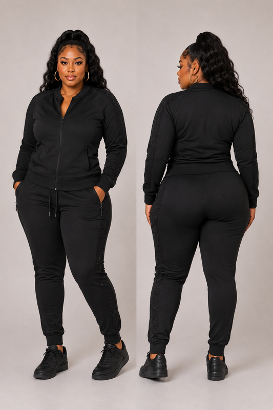 JOGGER SET-BLACK