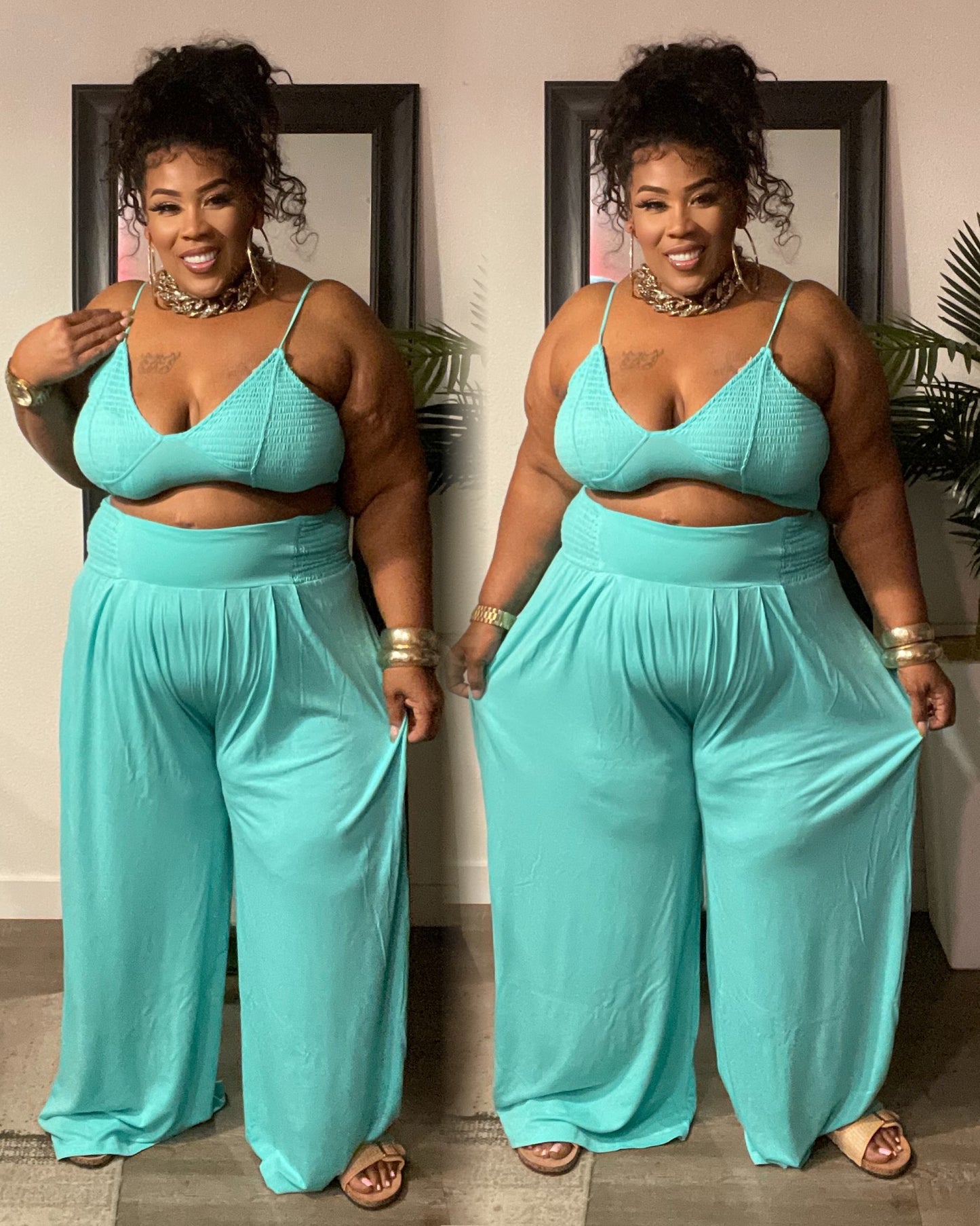 PLUS SIZE WIDE LEG PANTS ****PANTS ONLY****