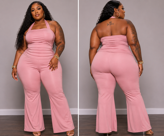 PLUS SIZE "MAIN CHARACTER" 2-PIECE SET-MAUVE-17