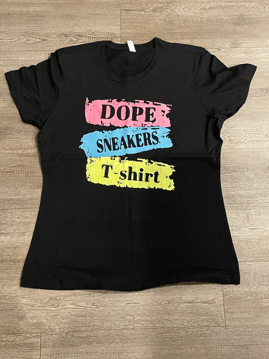 DOPE SNEAKERS T-SHIRT GRAPHIC CROP TEE