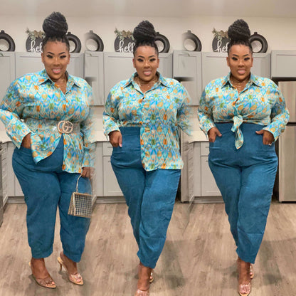 CORDUROY HIGHWAIST FRONT POCKET PANTS-36