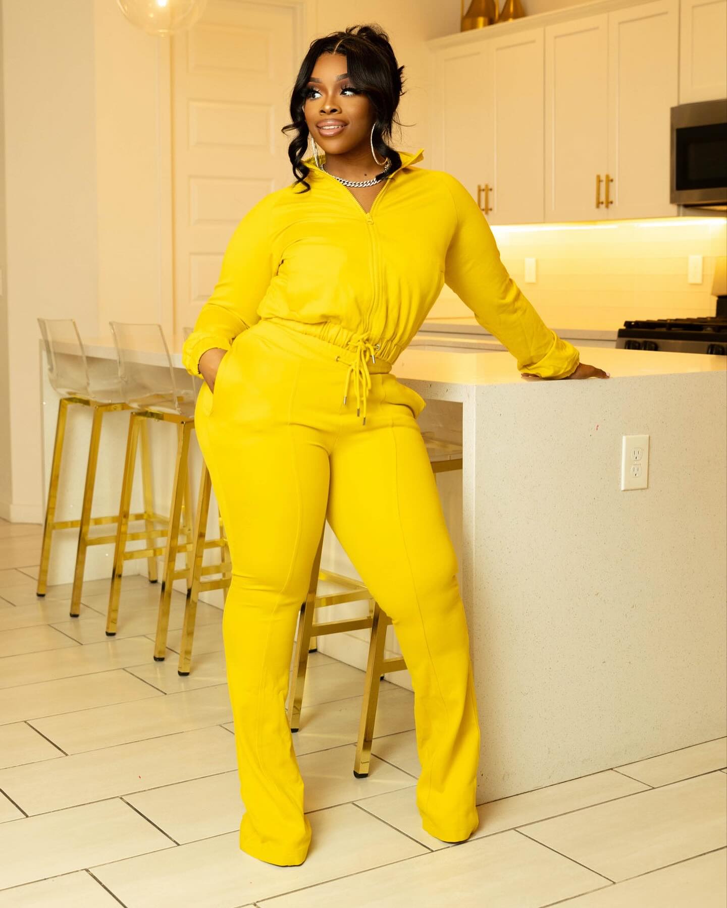 BABY IM OUTSIDE 2-PIECE JOGGER SET-DIJON-SL10