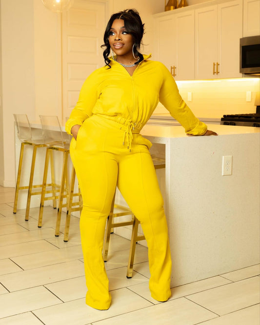 BABY IM OUTSIDE 2-PIECE JOGGER SET-DIJON-SL10