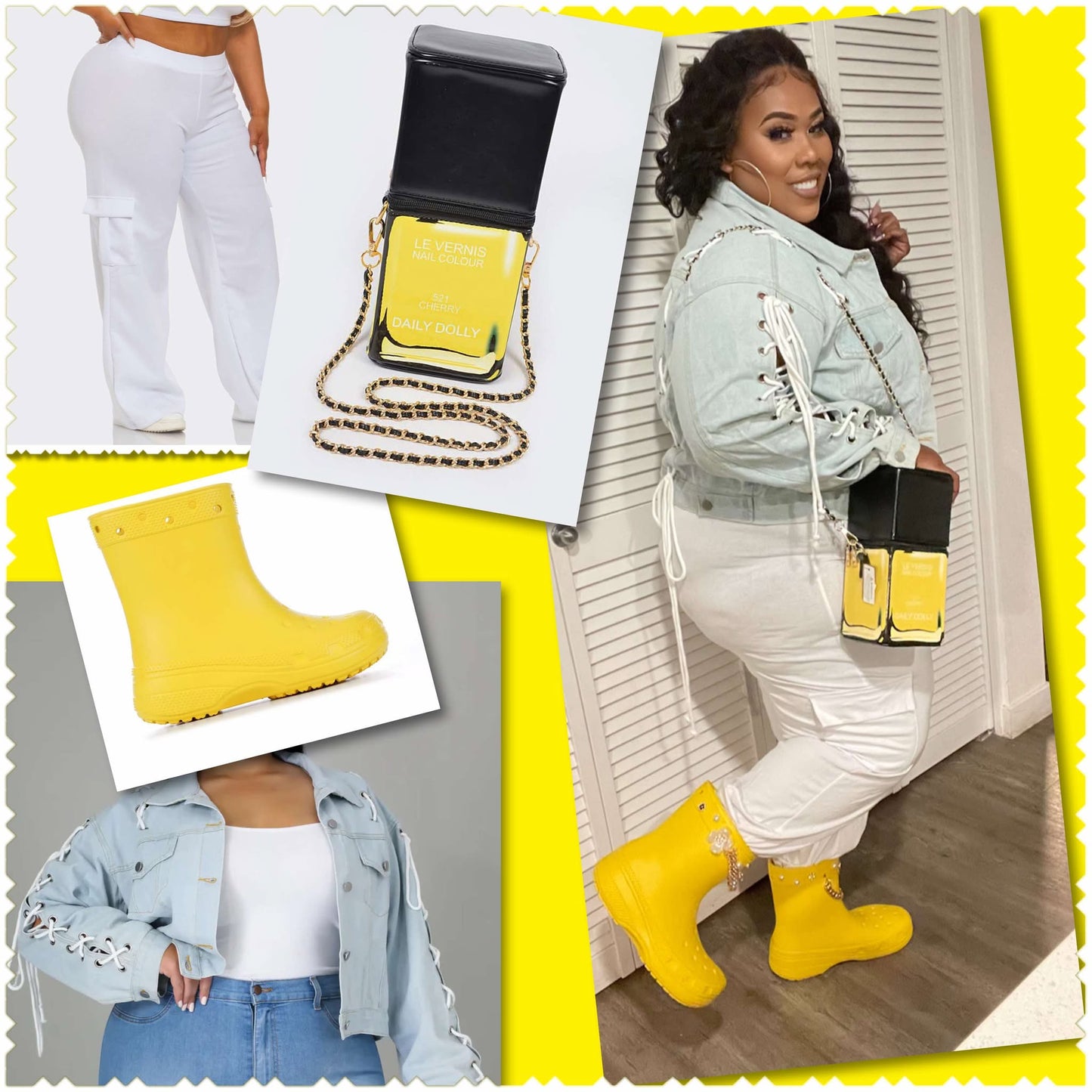 CROC RAIN BOOTS-YELLOW