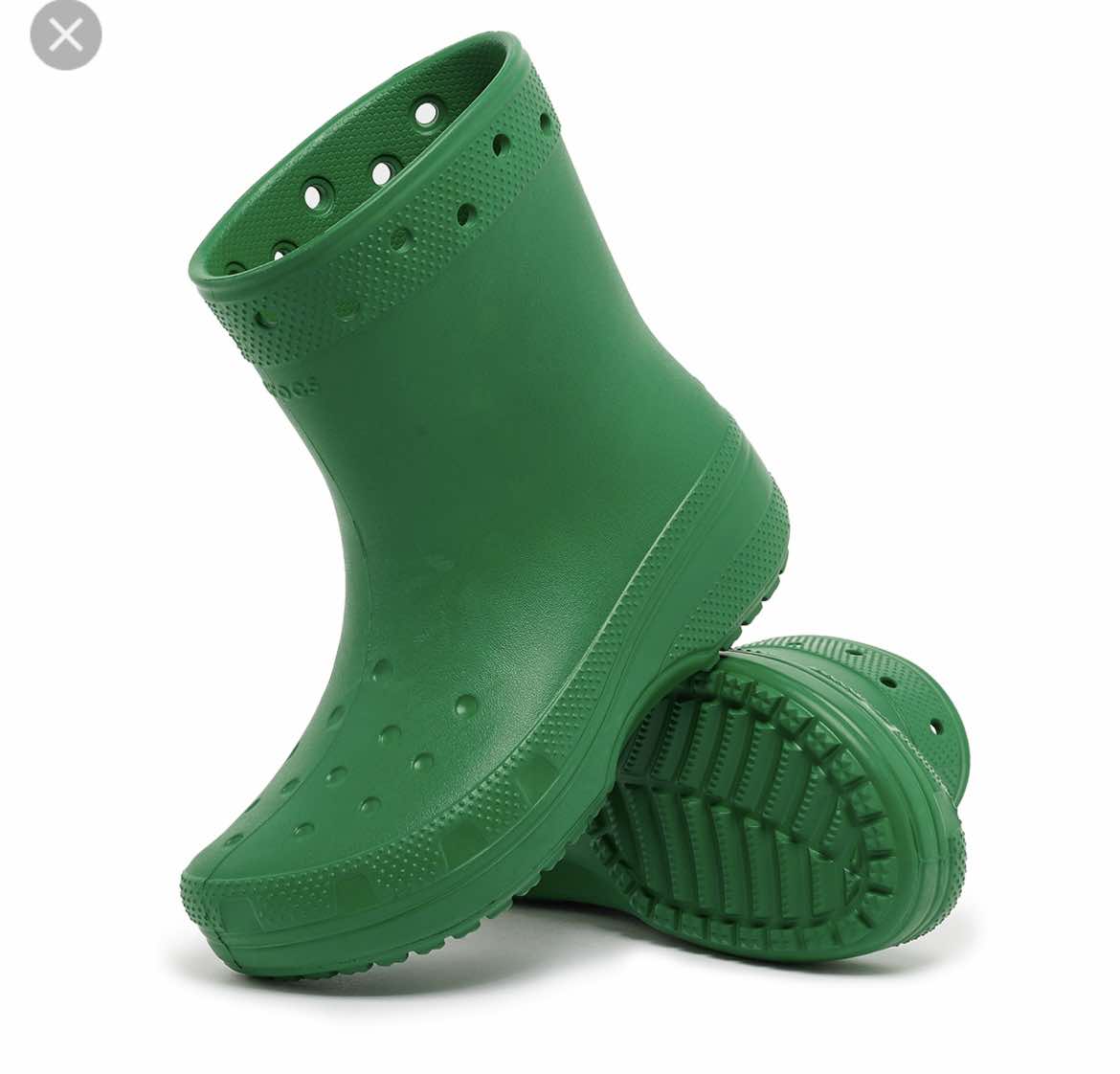 CROC RAIN BOOTS-GREEN