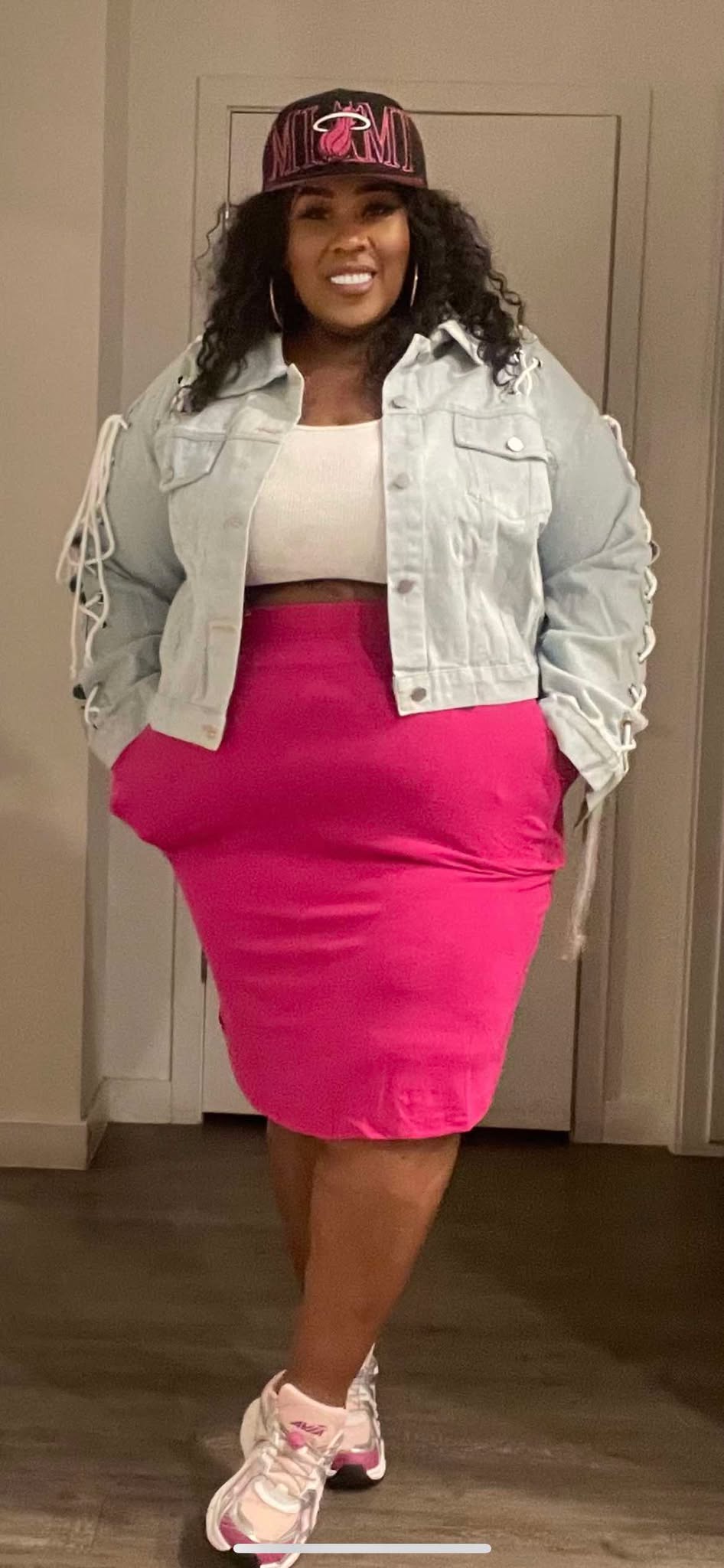 NEW TULIP HEM SKIRT WITH SIDE POCKETS   (will ship  11/22)