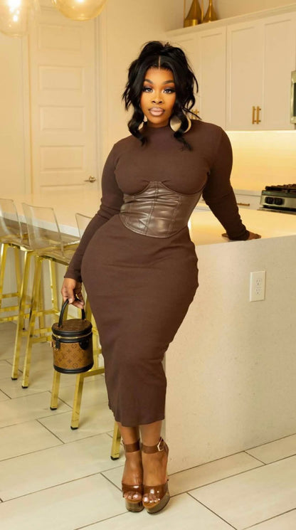 ALL EYEZ ON ME CORSET DRESS-SL12