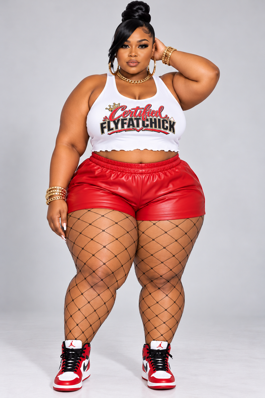 PLUS SIZE "CERTIFIED FFC" Crop TANK-03