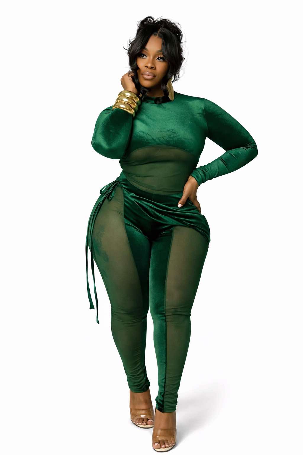 GREENER ON THE OTHER SIDE JUMPSUIT-SL13