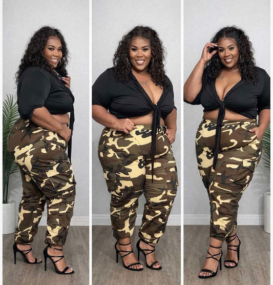 PLUS SIZE NO LIMIT CAMOFLAGUE PANTS-17