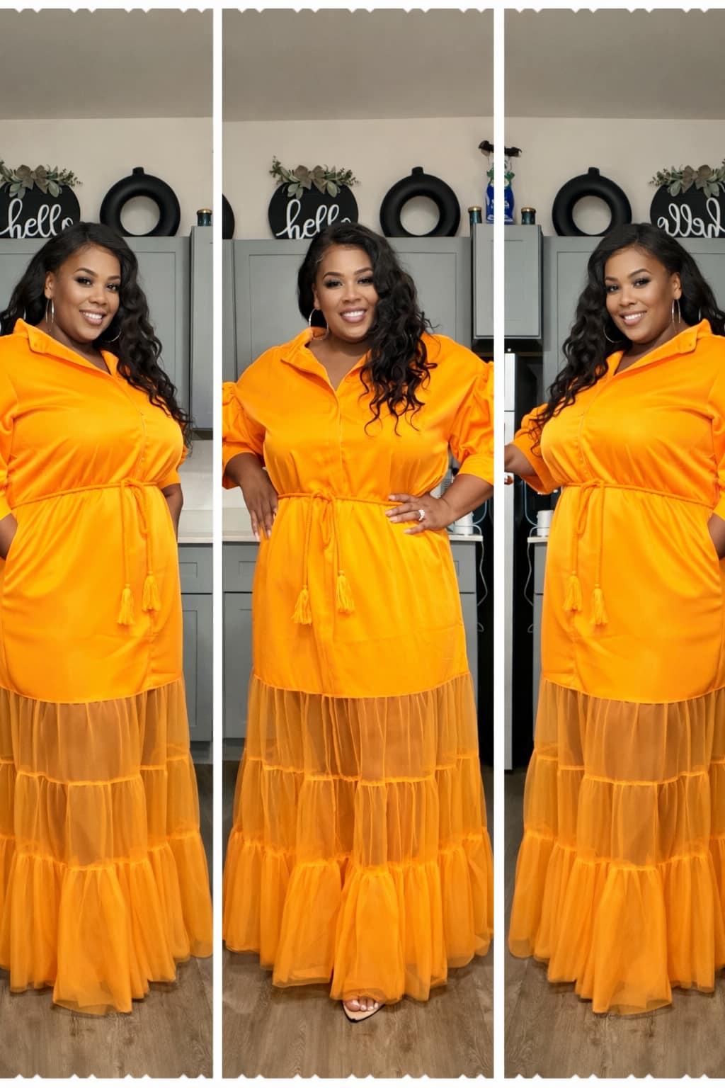 PLUS SIZE Be A Lady Dress-MANGO-74