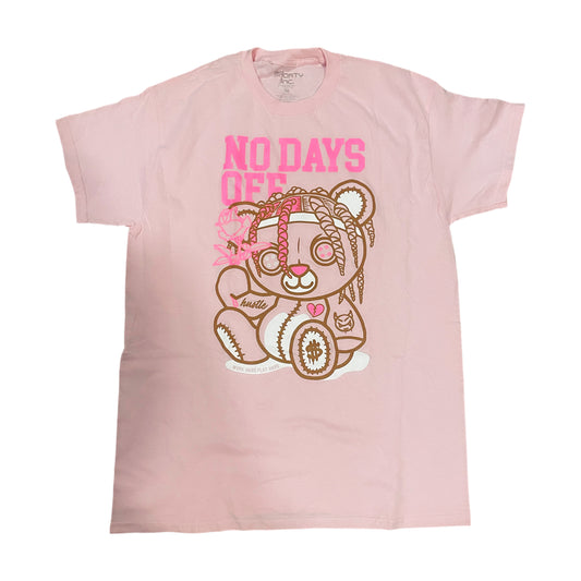 UNISEX GRAPHIC TEE-No Days Off Pastel