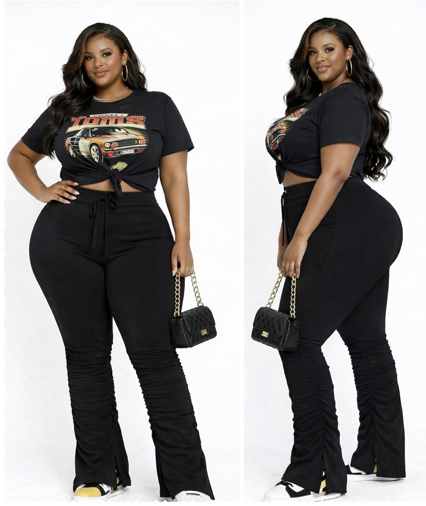 PLUS SIZE STACKED PANTS-BLACK-07