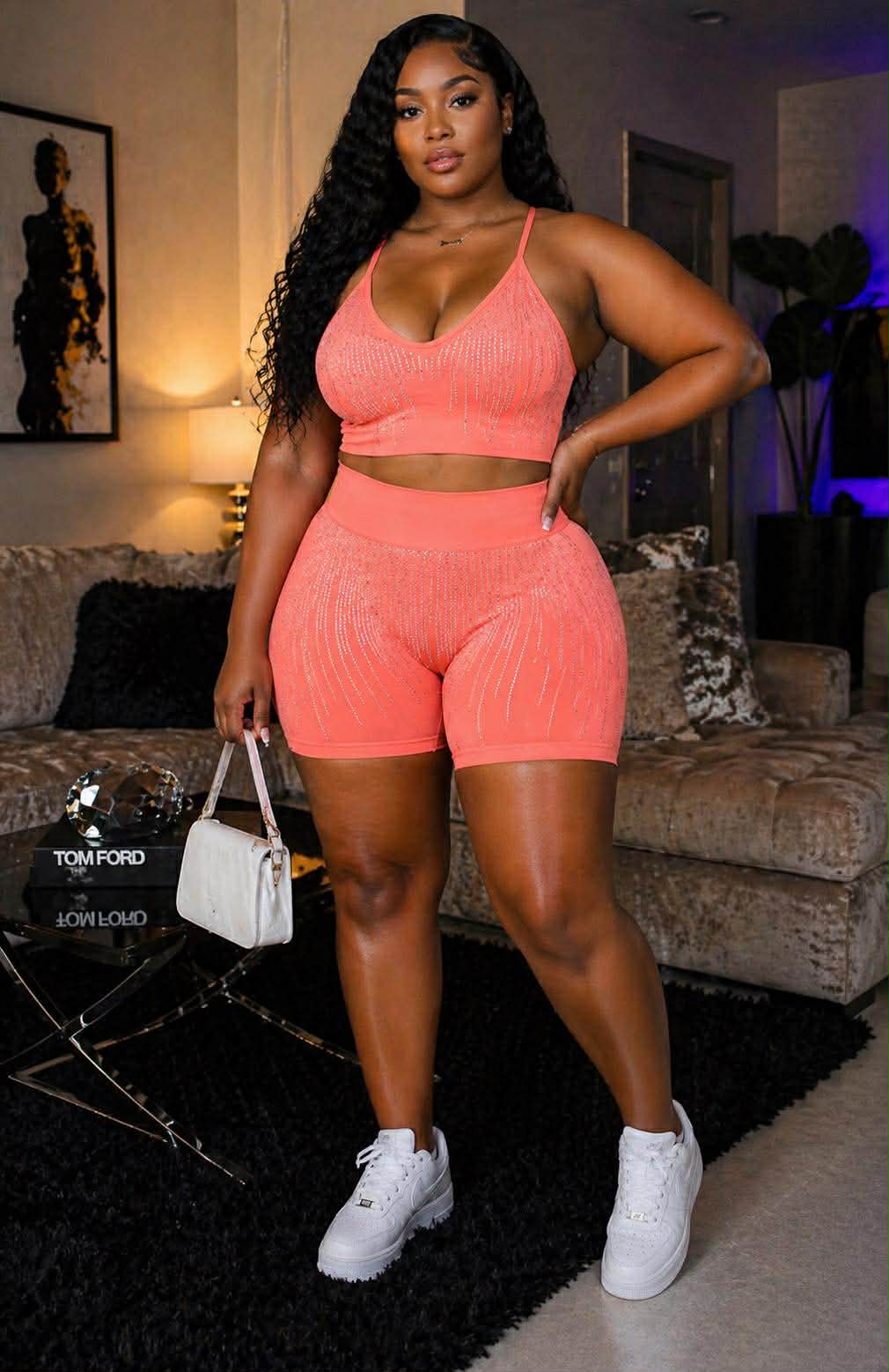 NOIR DRIP SET-PEACH-L01