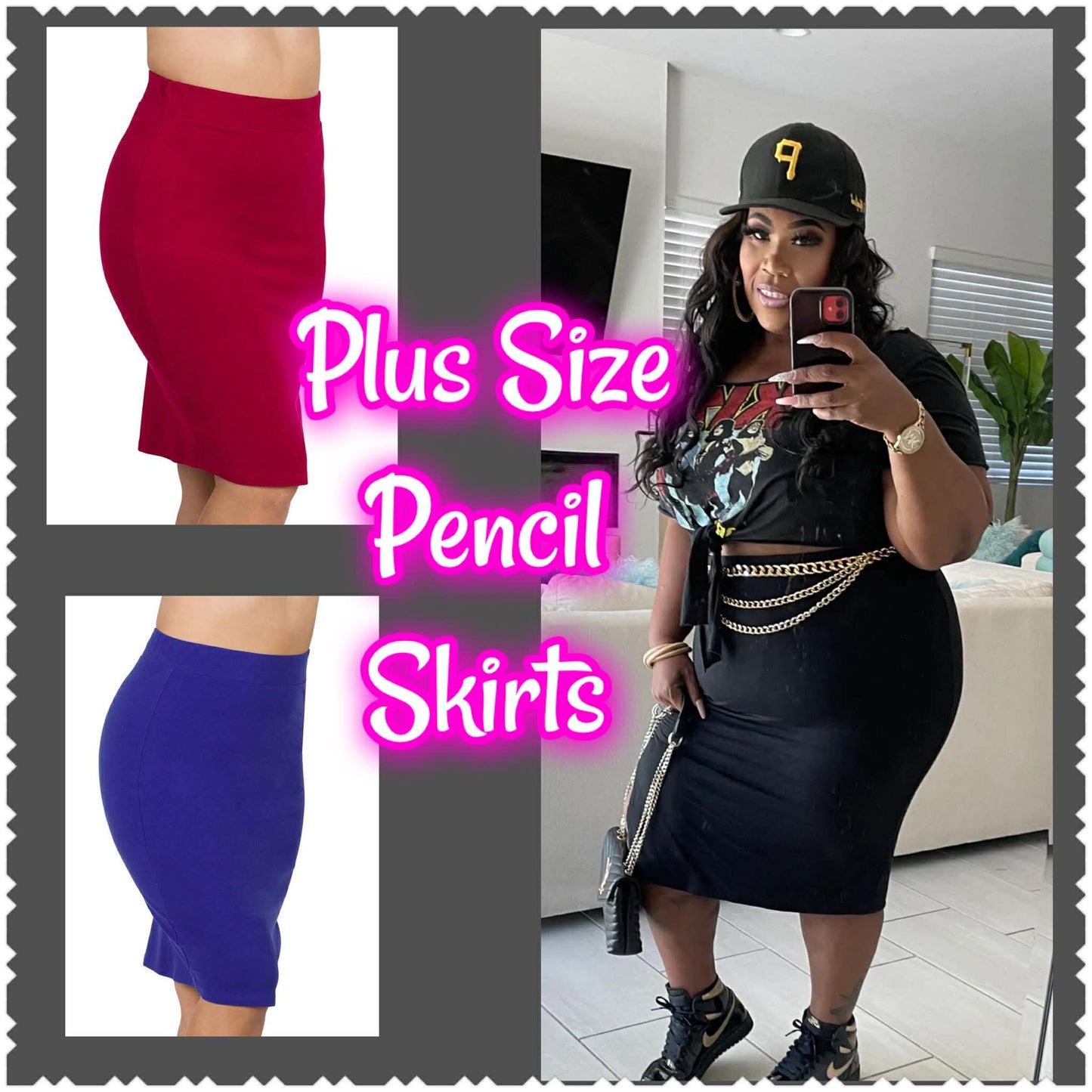 PLUS SIZE HIGHWAIST PENCIL SKIRTS-03