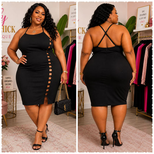 PLUS SIZE "BODY TALK DRESS" -73