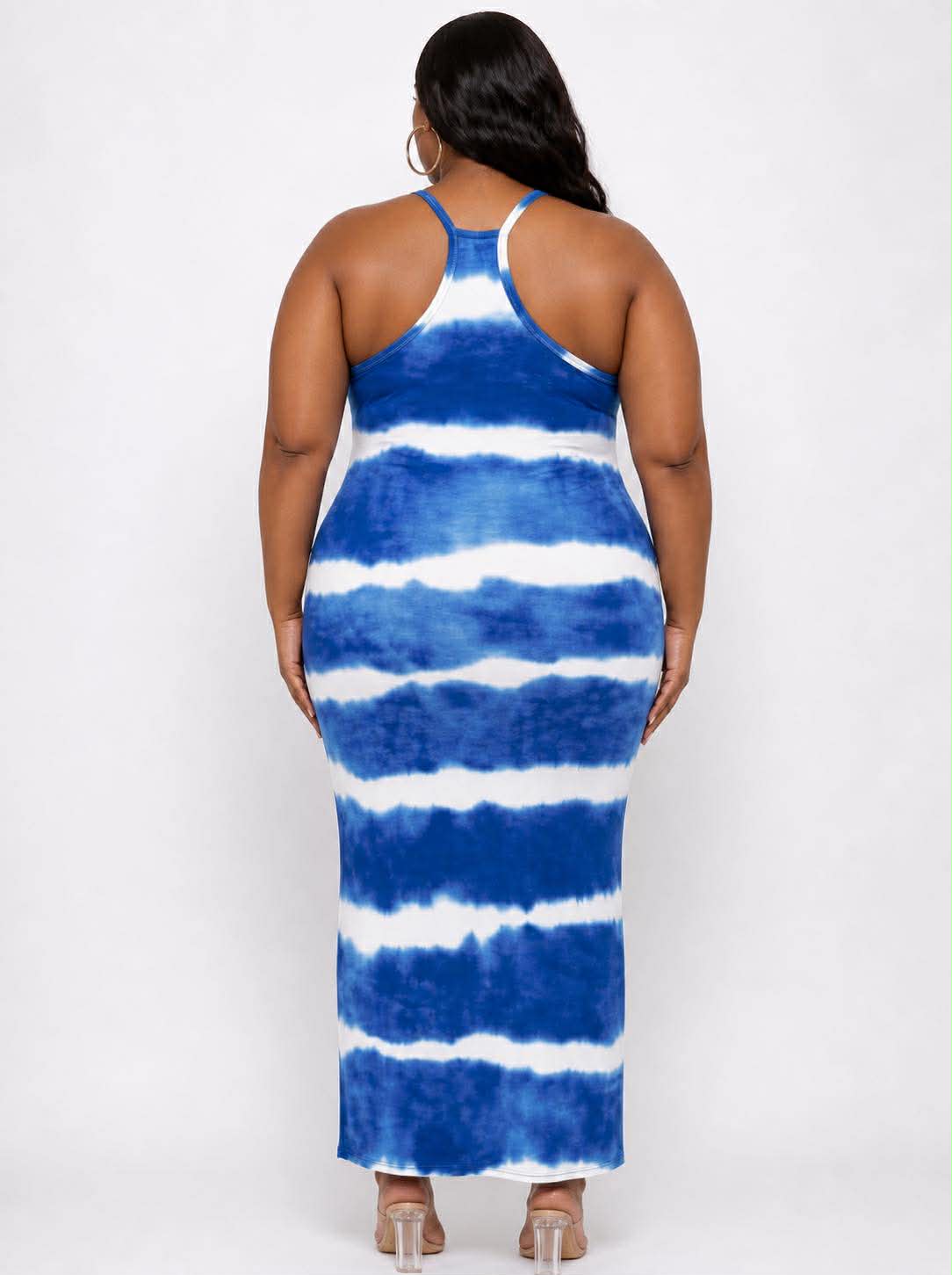 PLUS SIZE "STARBURST" MAXI DRESS-31