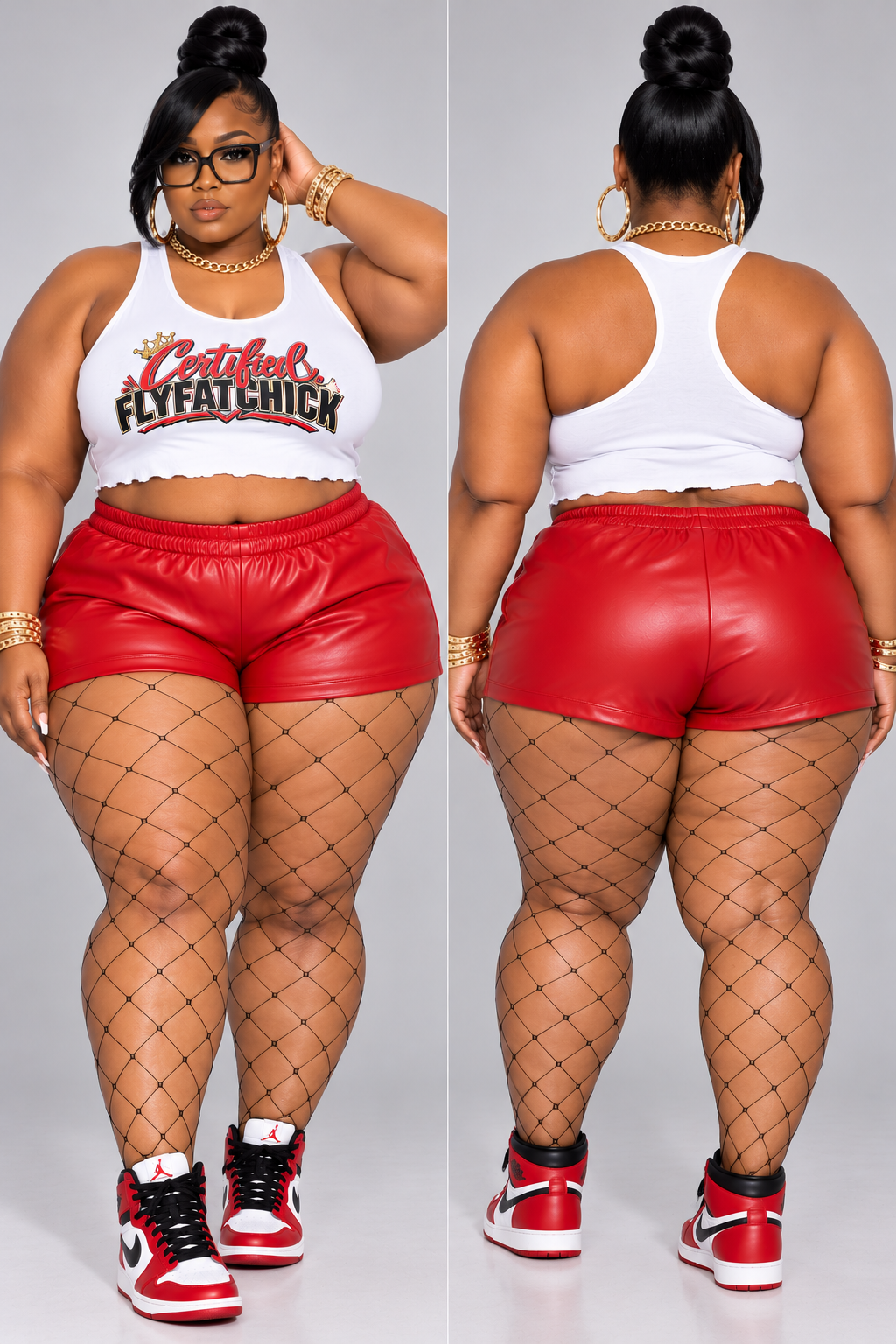 PLUS SIZE "CERTIFIED FFC" Crop TANK-03