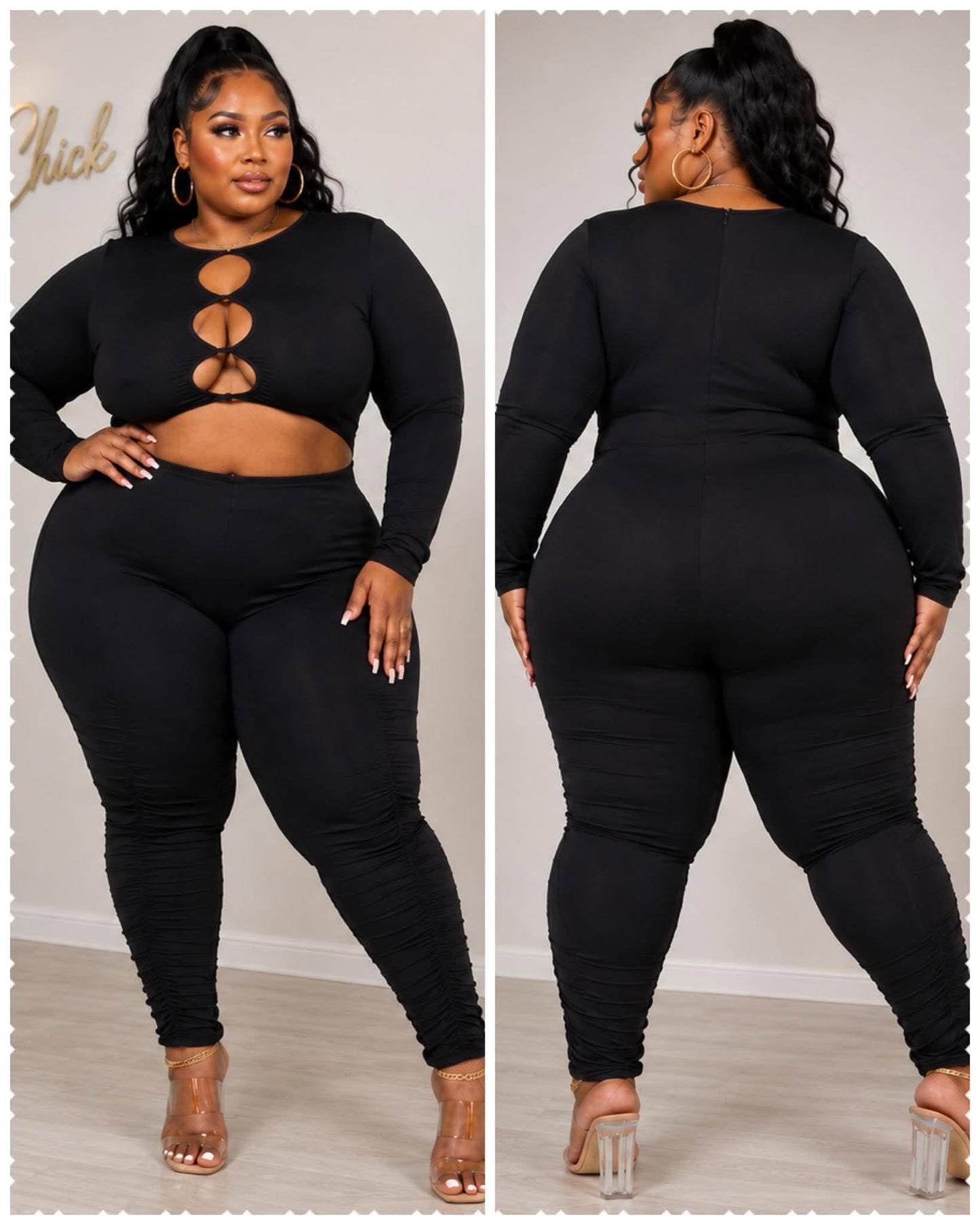 PLUS SIZE KEYHOLE FRONT JUMPSUIT-BLACK-02