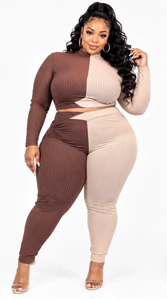 PLUS SIZE "BAD BEHAVIOR" 2-PIECE SET-32