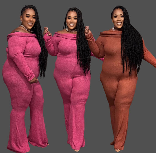 PLUS SIZE OFF SHOULDER BELL LEG JUMPSUIT-05