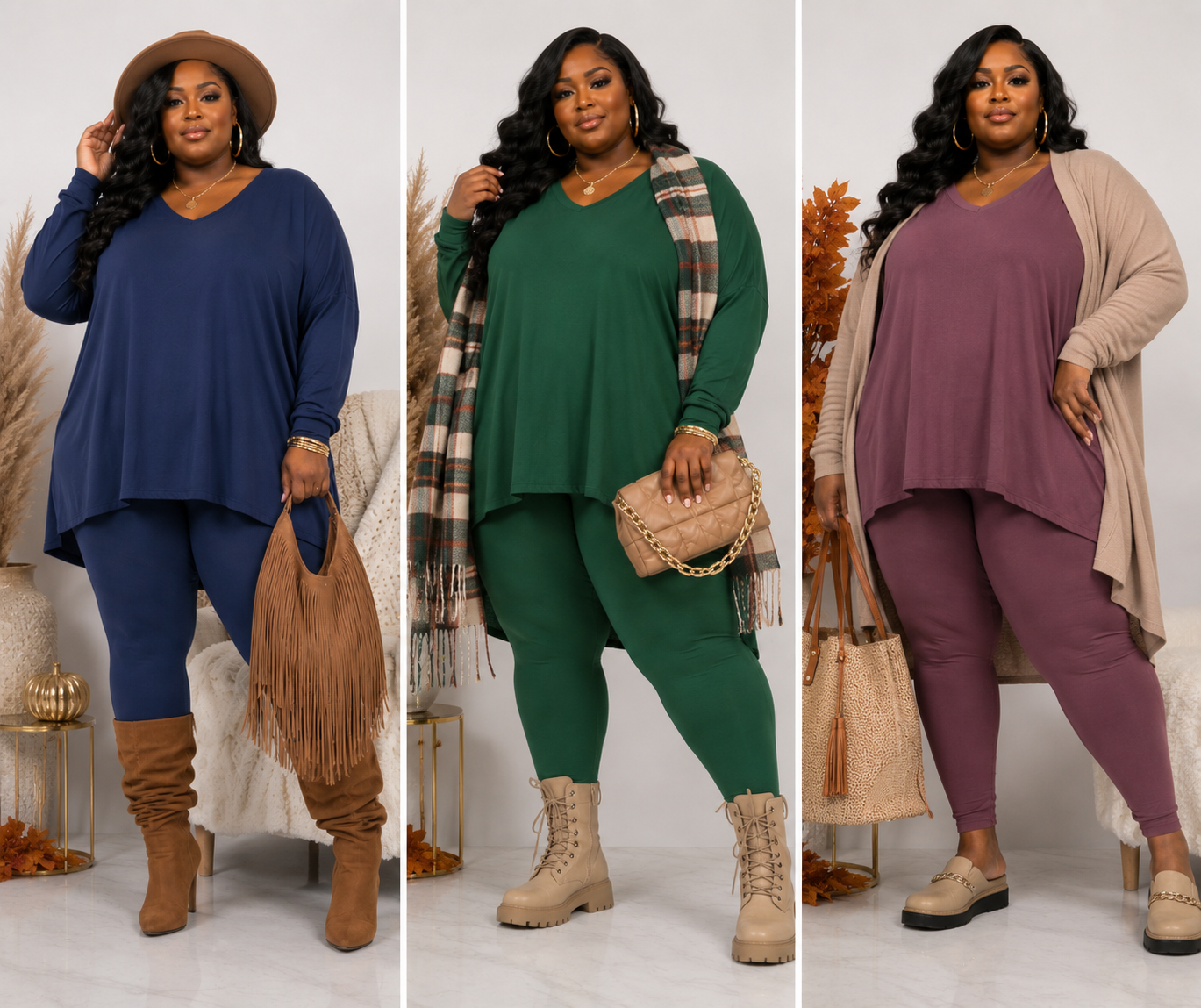 PLUS SIZE "FALL EESSENTIAL" SETS-07