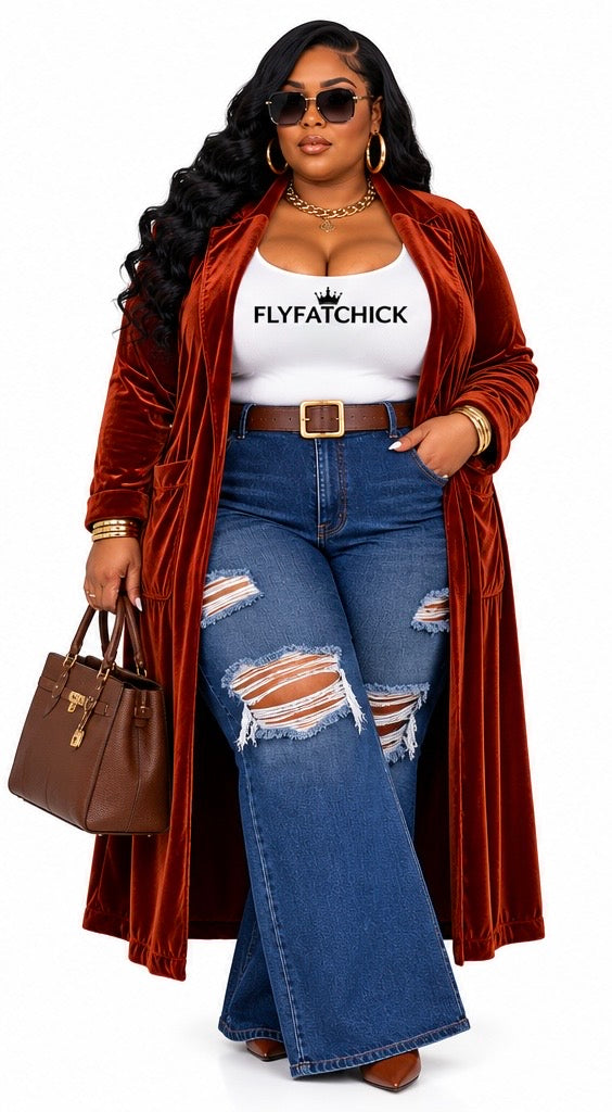 PLUS SIZE 🔥 Rich Auntie Energy Velvet Duster 🔥-61