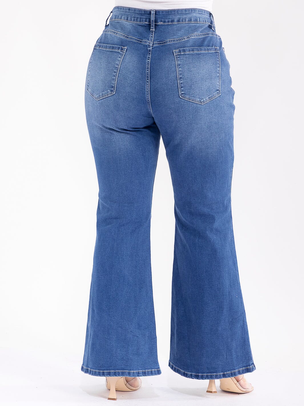 PLUS SIZE VERY BELL LEG JEANS-66