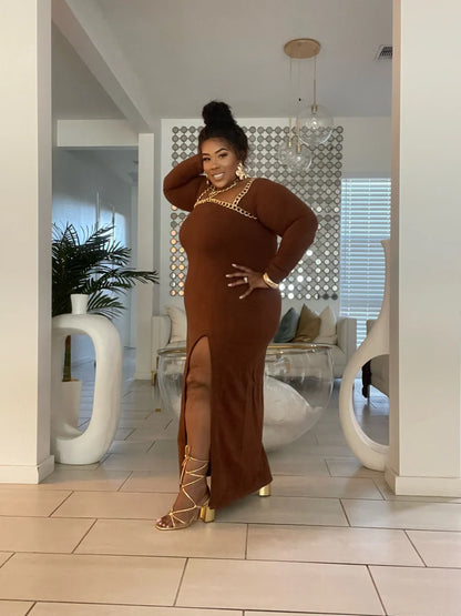 BROWN SUGAR BABY DRESS.
