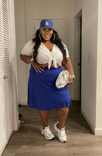 PLUS SIZE FLARE DOLLY SKIRT****SKIRT ONLY***