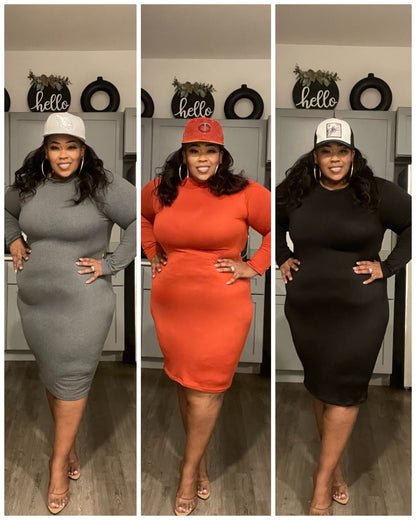 LONG SLEEVE Essential MINI BODYCON Dress
