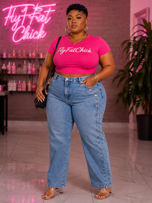 PLUS SIZE "SNATCHED SIDE BUTTON" JEANS-21