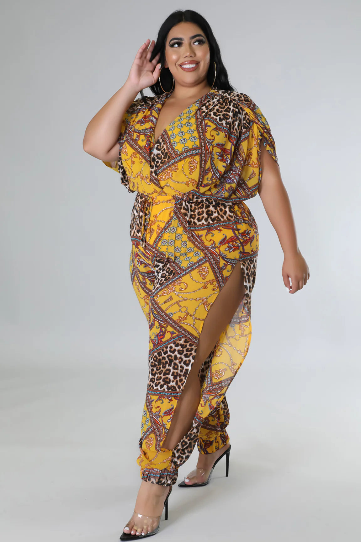 PLUS SIZE "THICK THIGHS SAVE LIVES" JUMPSUIT-21